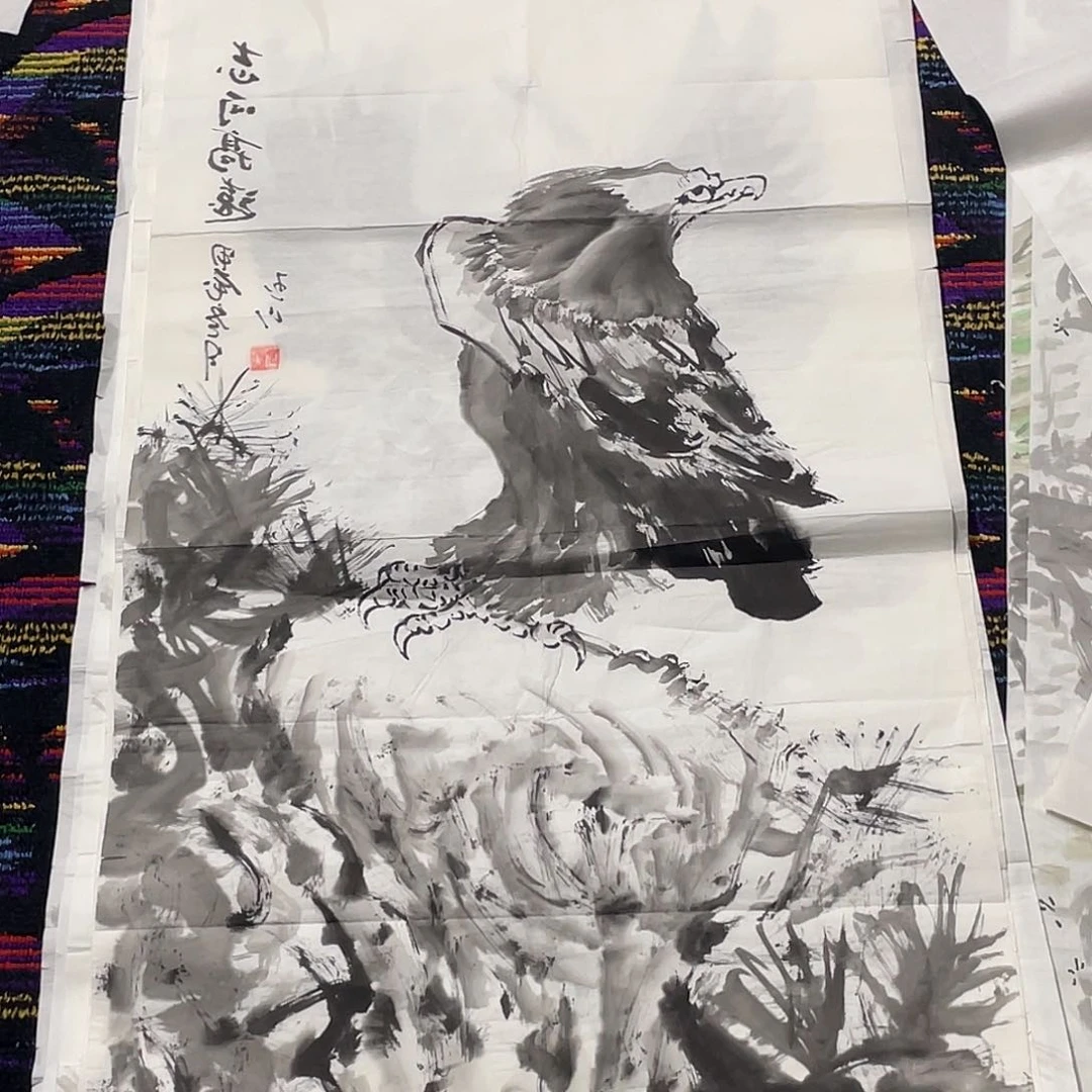 国画绘画作品吴玉山老师16张侯