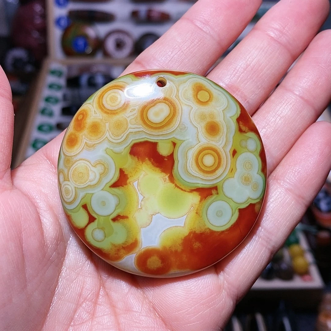 玛瑙吊坠未镶嵌李*…