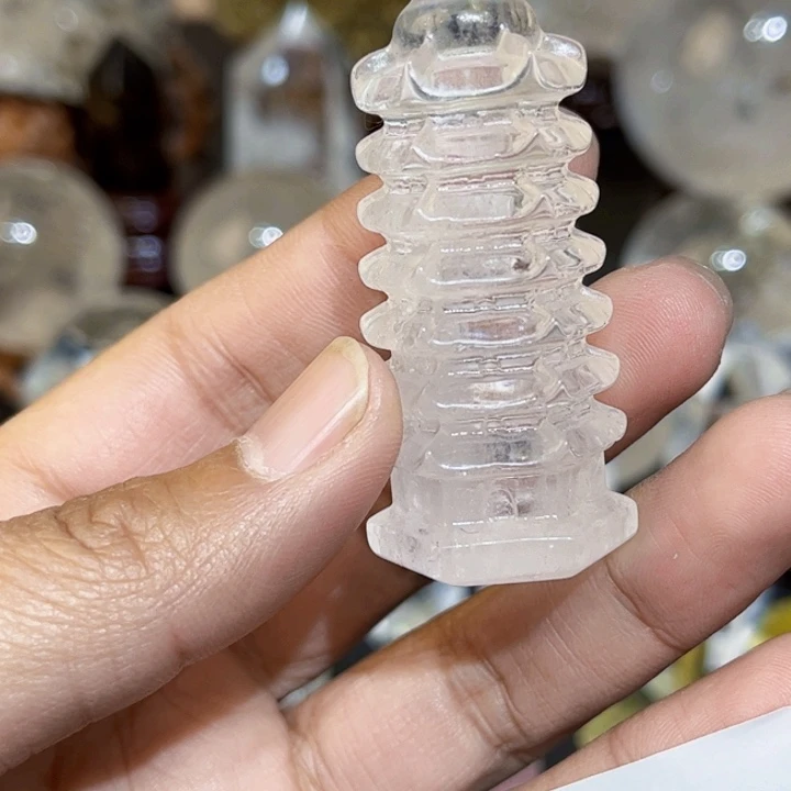 水晶摆件未镶嵌文昌塔