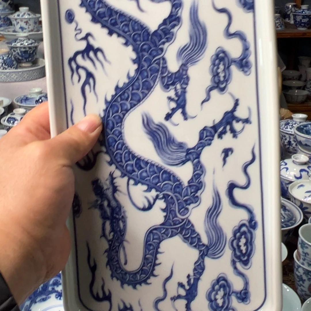 摆件景德镇青花瓷器