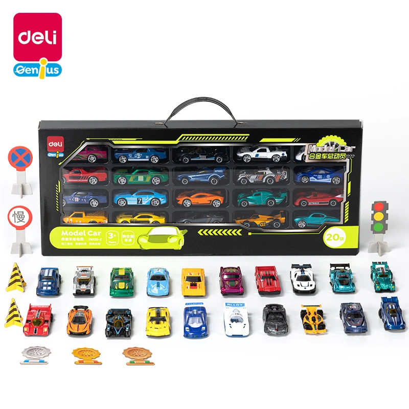 Deli/得力YW125-2_合金车总动员(混)(盒)