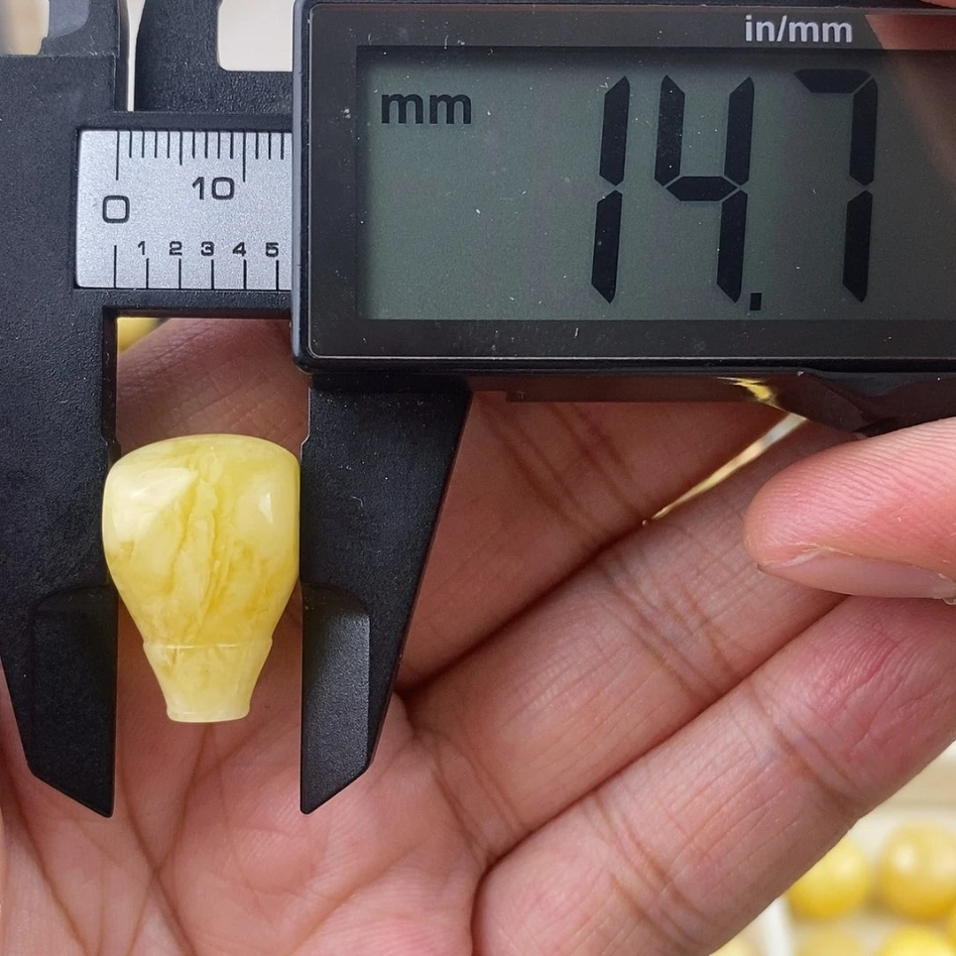 未镶嵌琥珀裸石蜜蜡三通