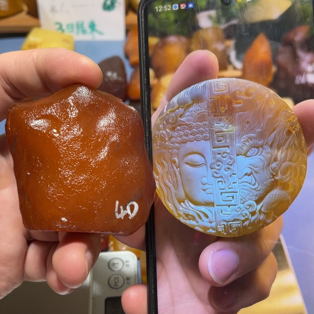 定制蜜蜡未镶嵌一念之间