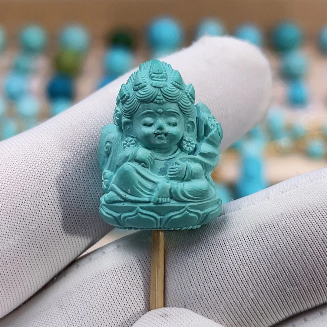 绿松石珠宝奇石未镶嵌