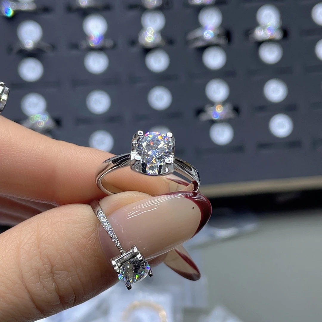 莫桑石非金属下单备注圈口