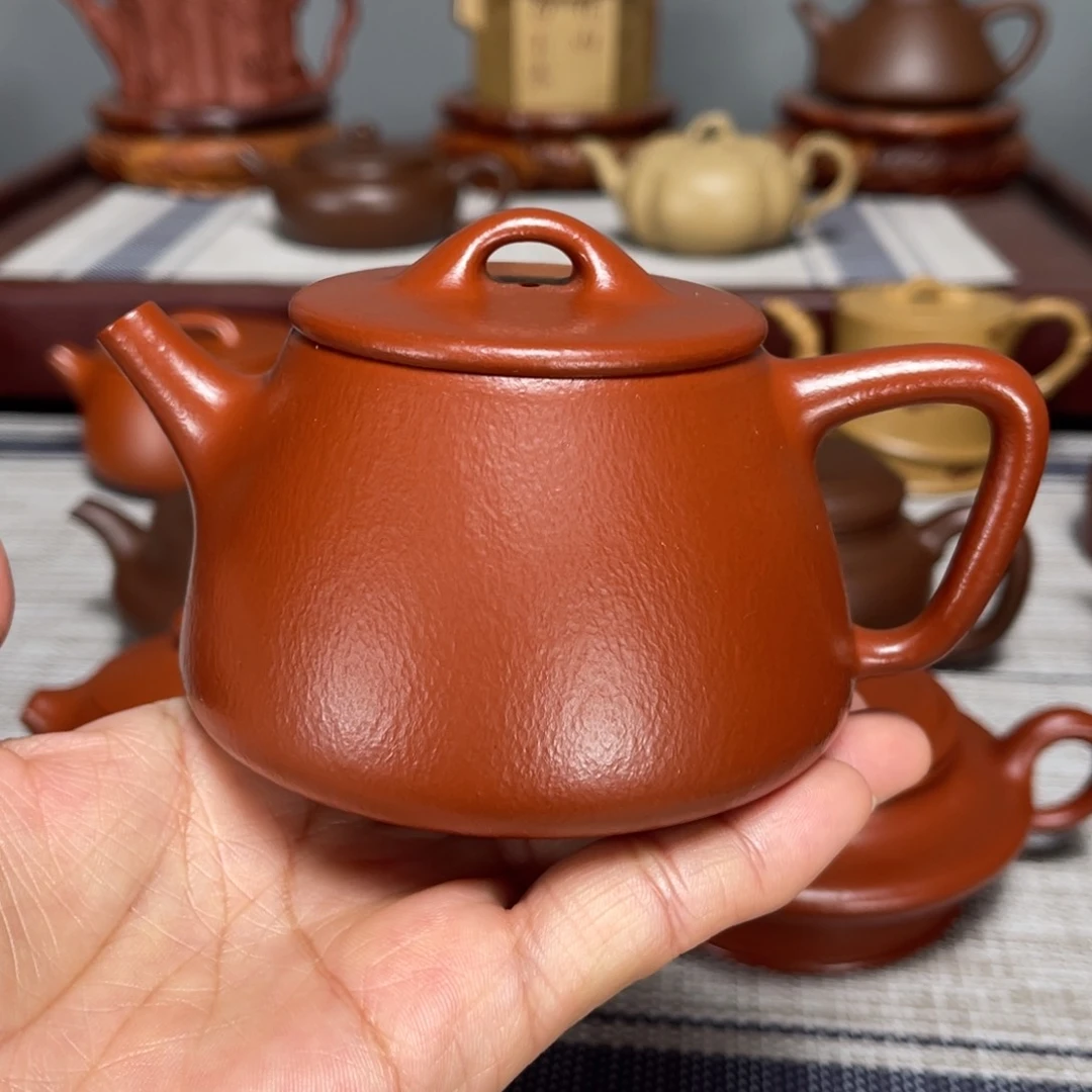 紫砂茶壶全手工制作，220cc