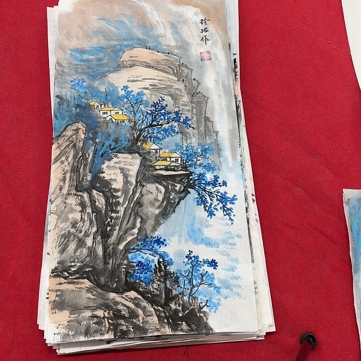 国画花鸟等图案和造型各