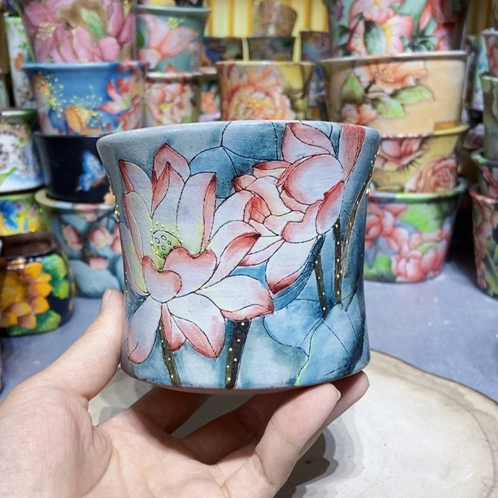 景德镇艺术手绘作品