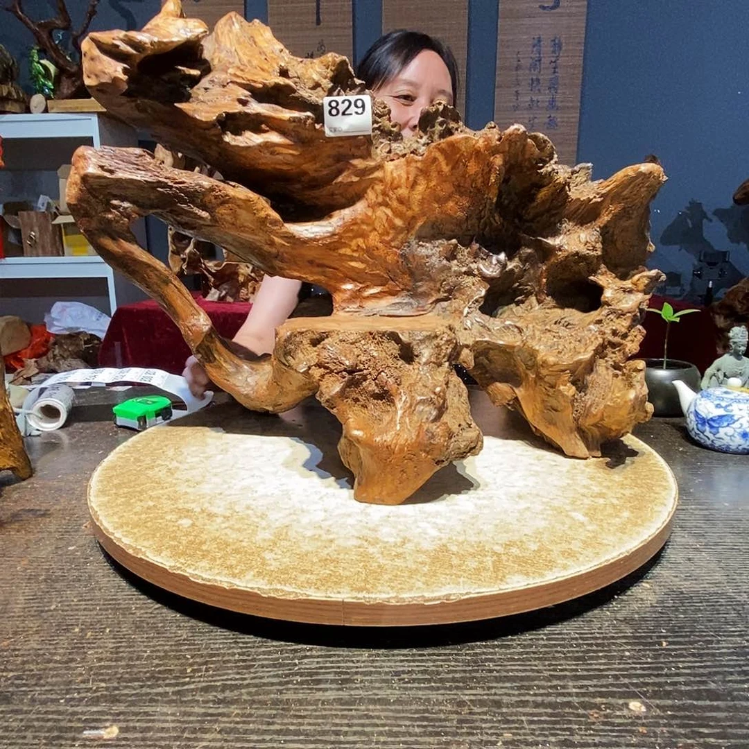 成***少829。株木随行根艺
