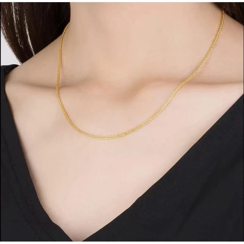 钛钢项链 铜合金项链 肖邦链时尚百搭气质简约项链精致锁骨链