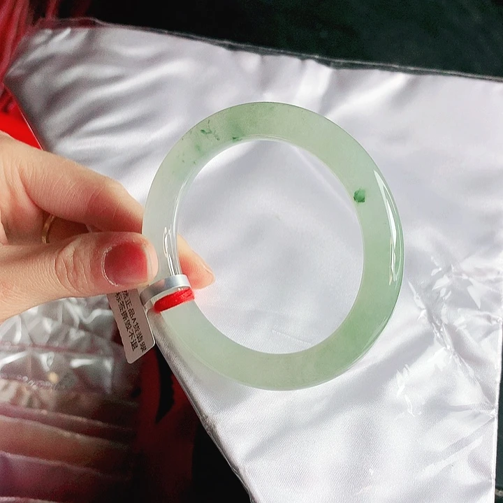 翡翠未镶嵌手镯缅甸天然a货翡翠手镯