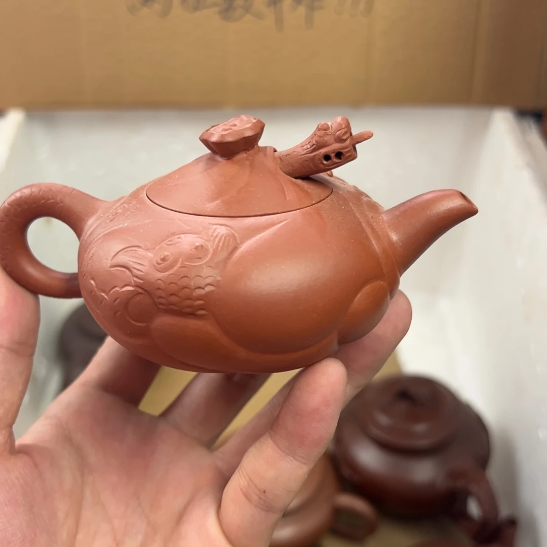 茶壶紫砂宜兴原矿紫砂壶150毫升容量