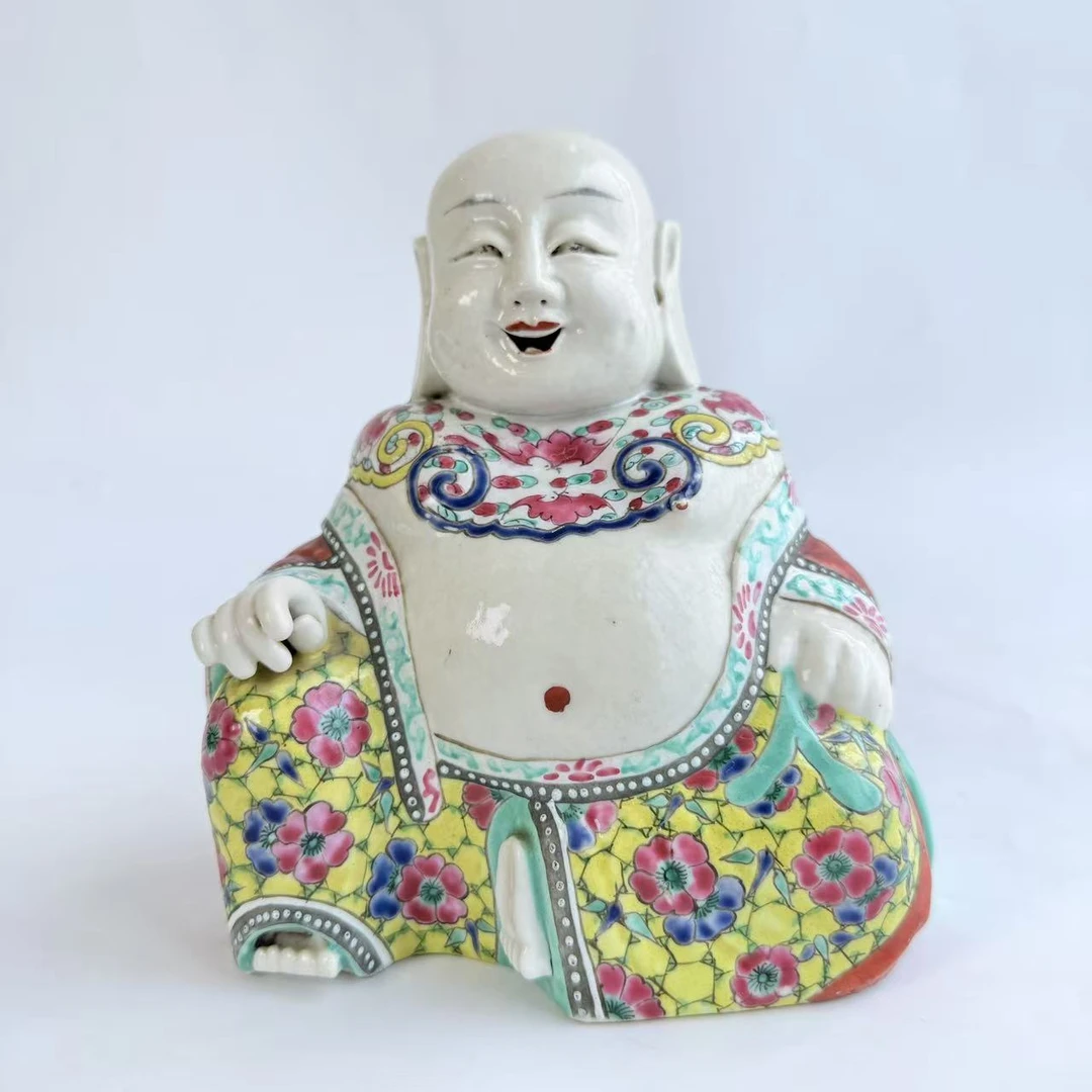 JM76雍正-粉彩佛【古董拍卖】