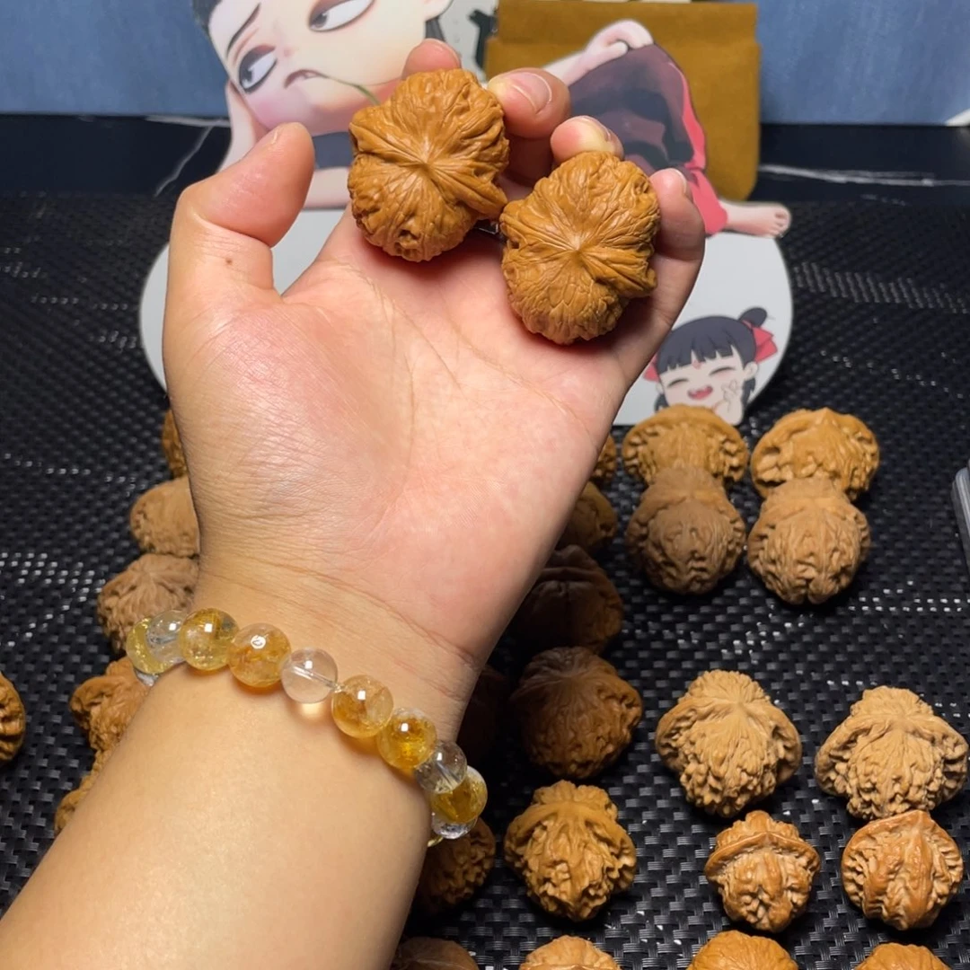 文玩核桃把件元宝43打底修