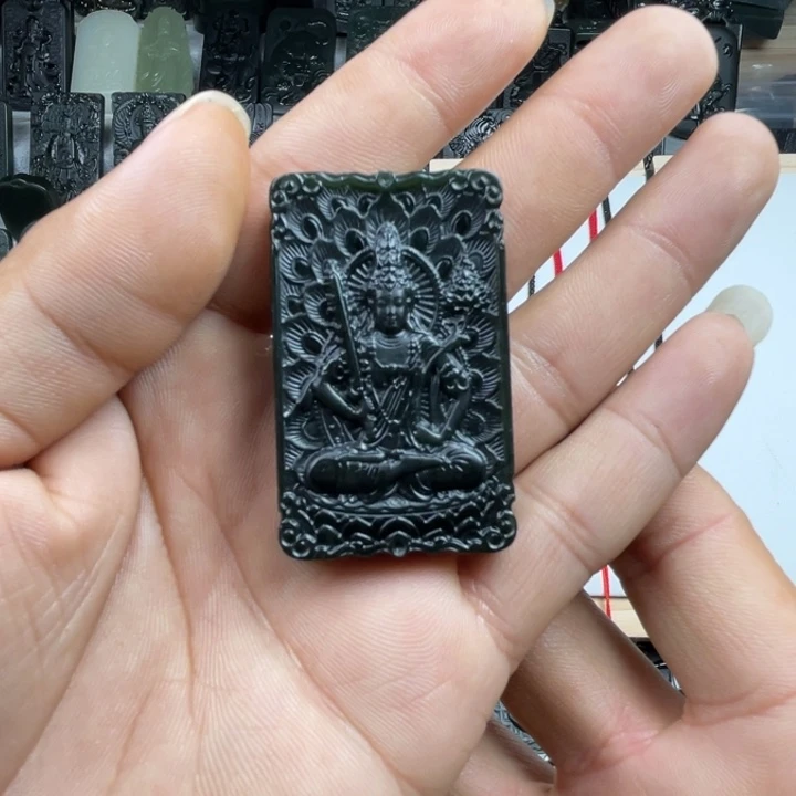 颈饰未镶嵌和田玉纯***代