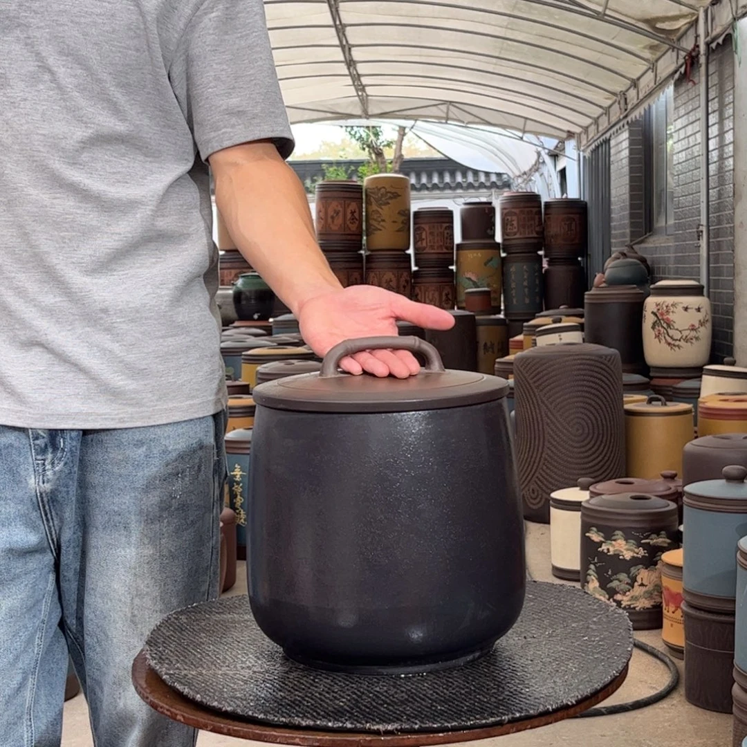 茶叶罐紫砂8 饼茶叶罐