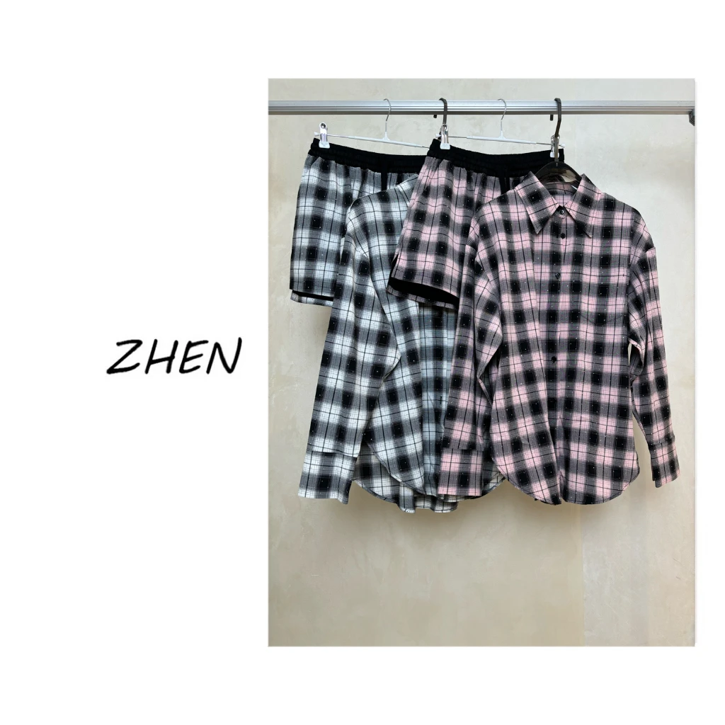 【ZHEN】25K00564 2025新款时尚气质显瘦小众设计师款时尚套装女