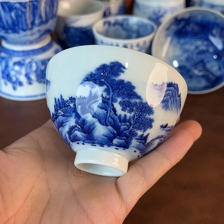 瓷片景德镇全手工手绘陶瓷