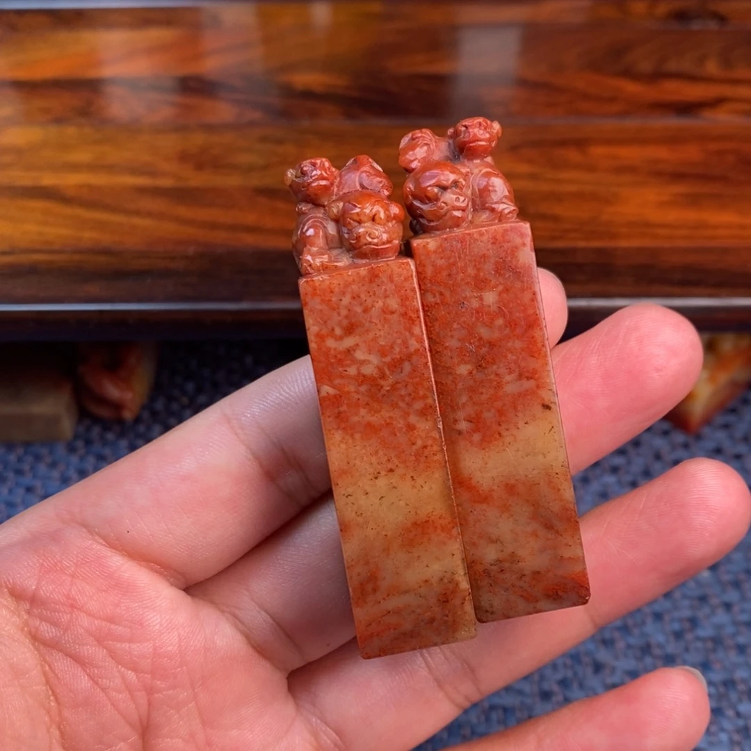 山***草寿山石收藏作品石