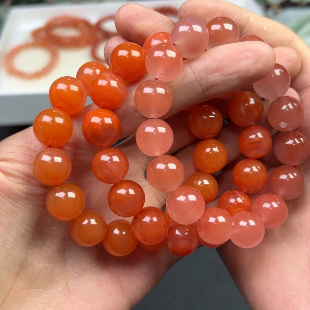 南红玛瑙手链未镶嵌卡14多样性拍一发一