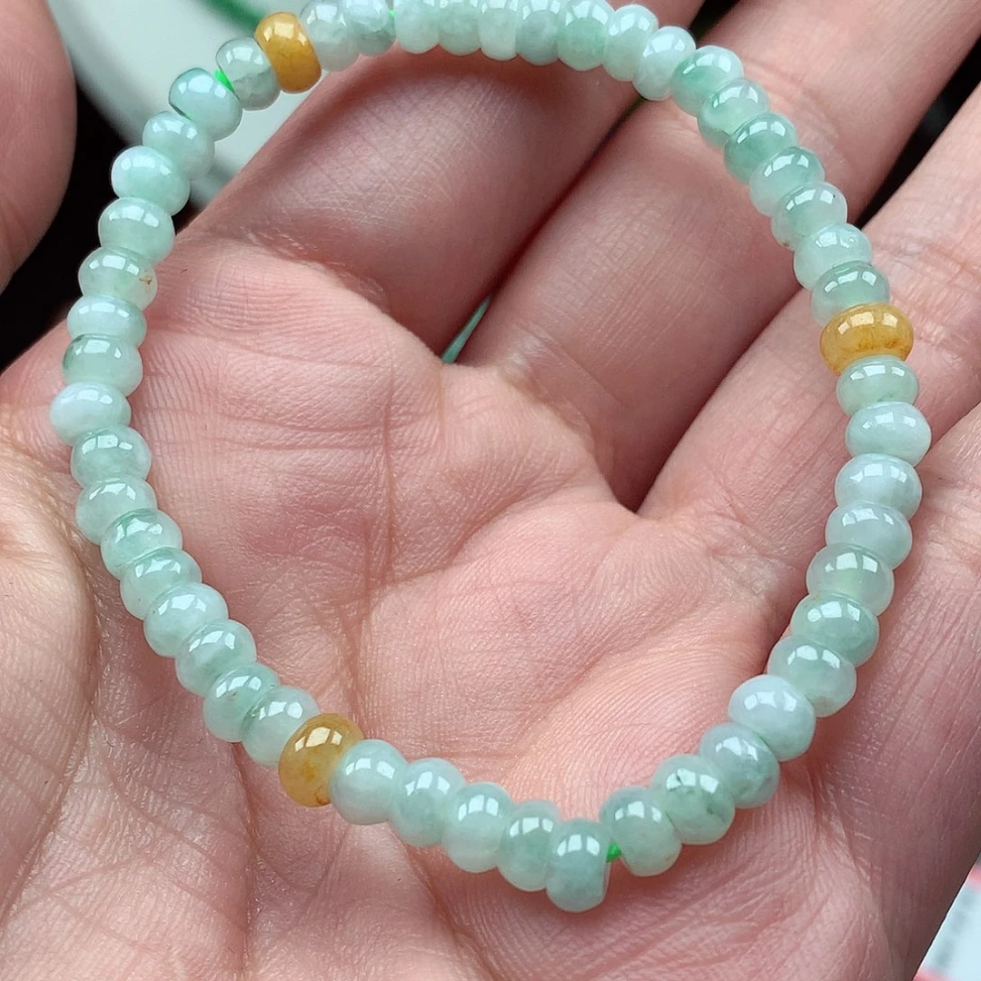 翡翠未镶嵌毛衣链翡翠