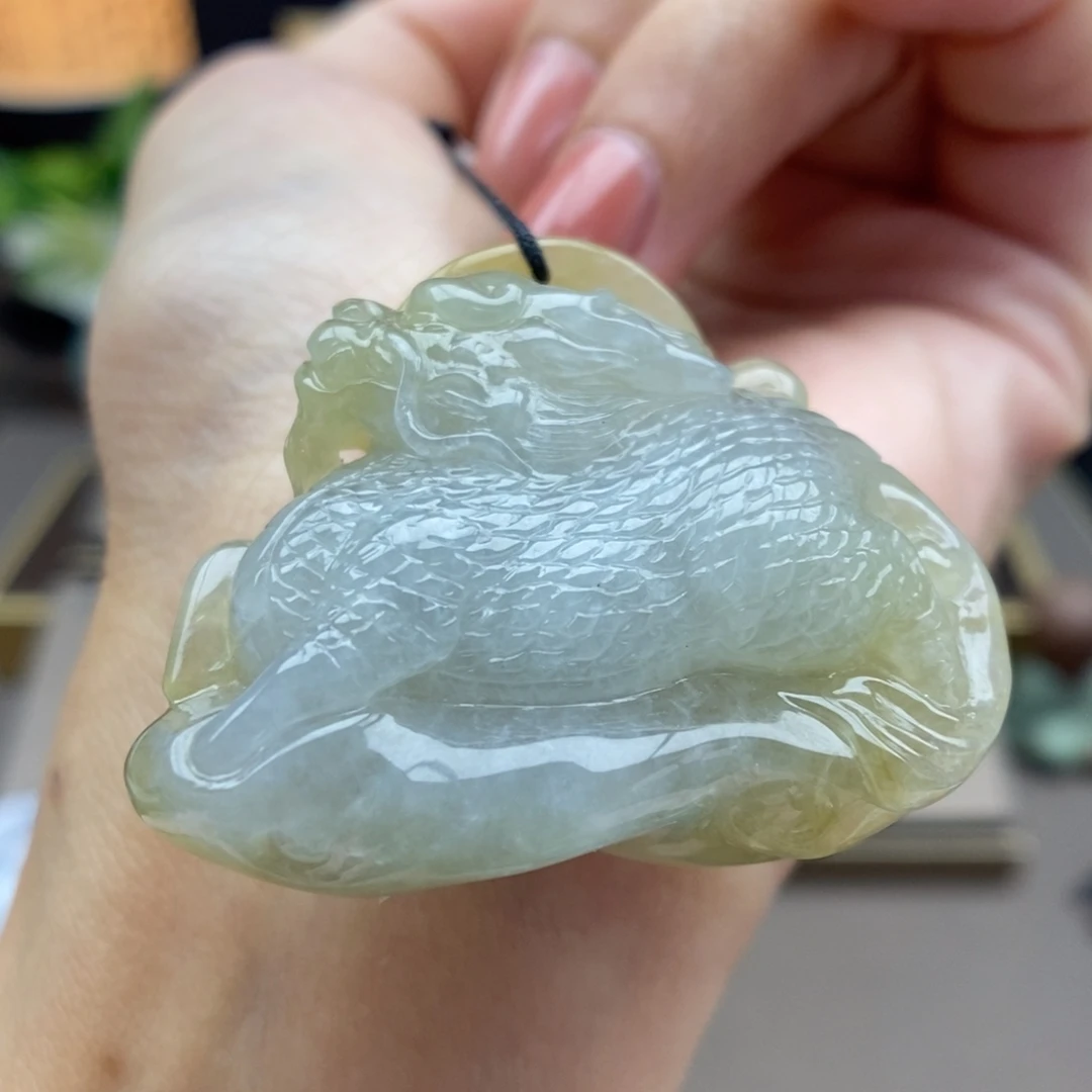 翡翠未镶嵌颈饰吊坠14