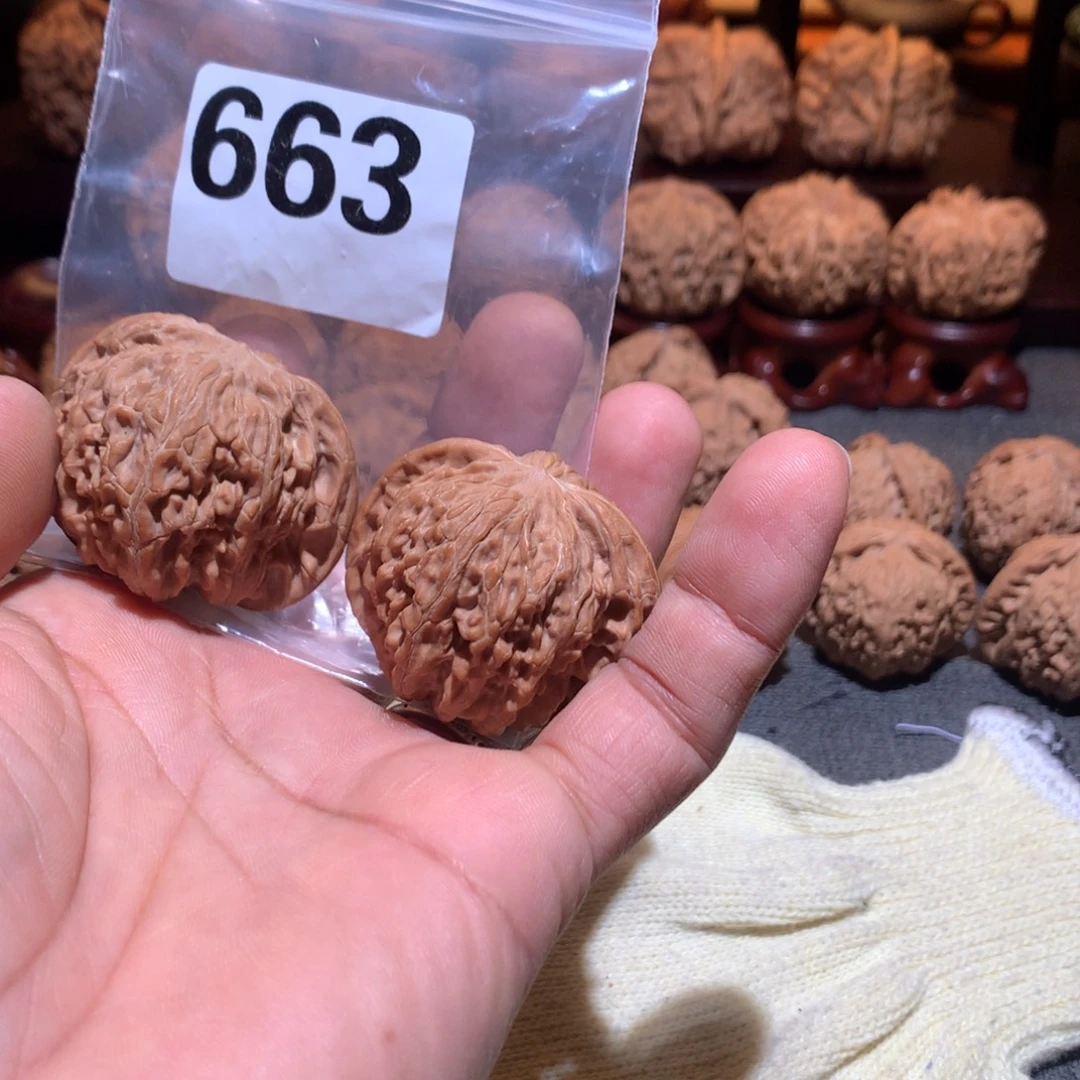 桃核把件磨盘663号