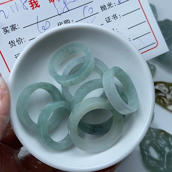 未镶嵌定制翡翠深**姐