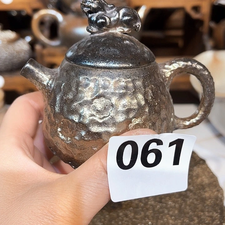 壶高温柴烧陶泥小壶
