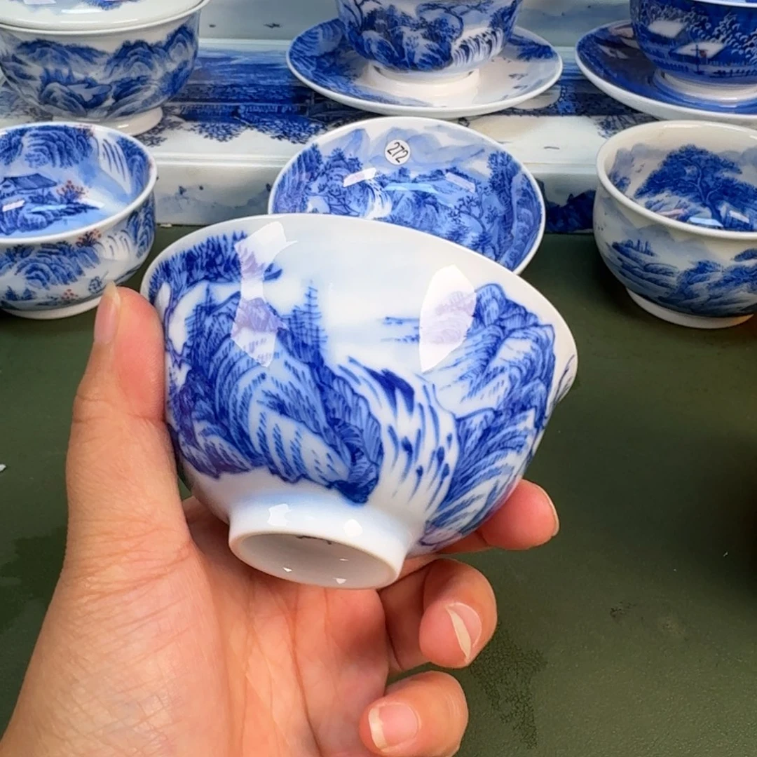 景德镇纯手绘茶具圆圆261