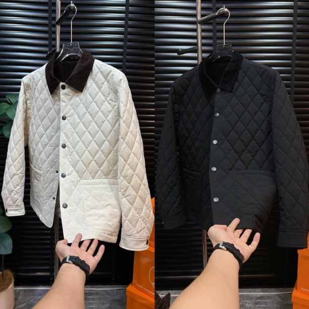 【清澈男装轻奢出品 W6888/QINGCHE2025/高端欧货薄棉夹克外套