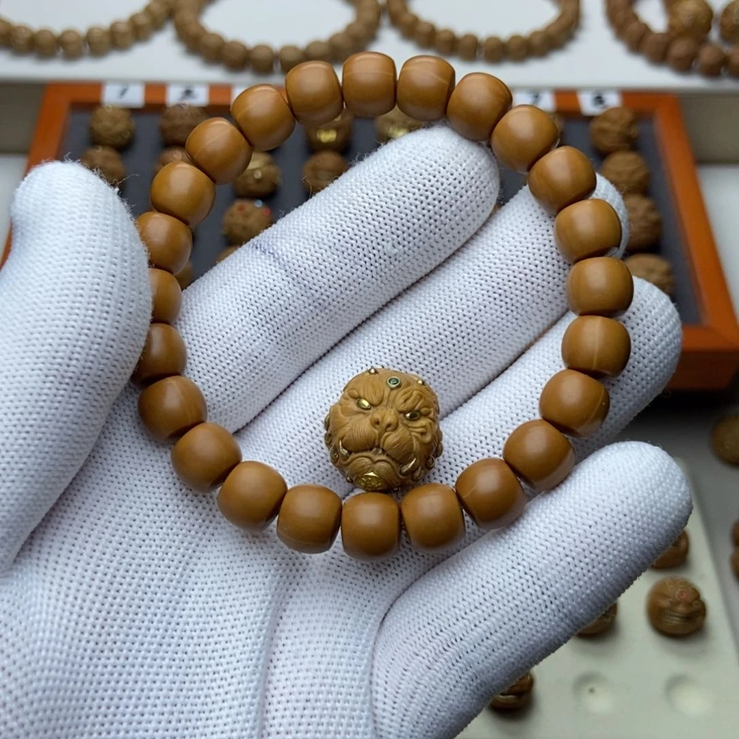 文玩核桃手串W***y猴头核桃直切➕狗王