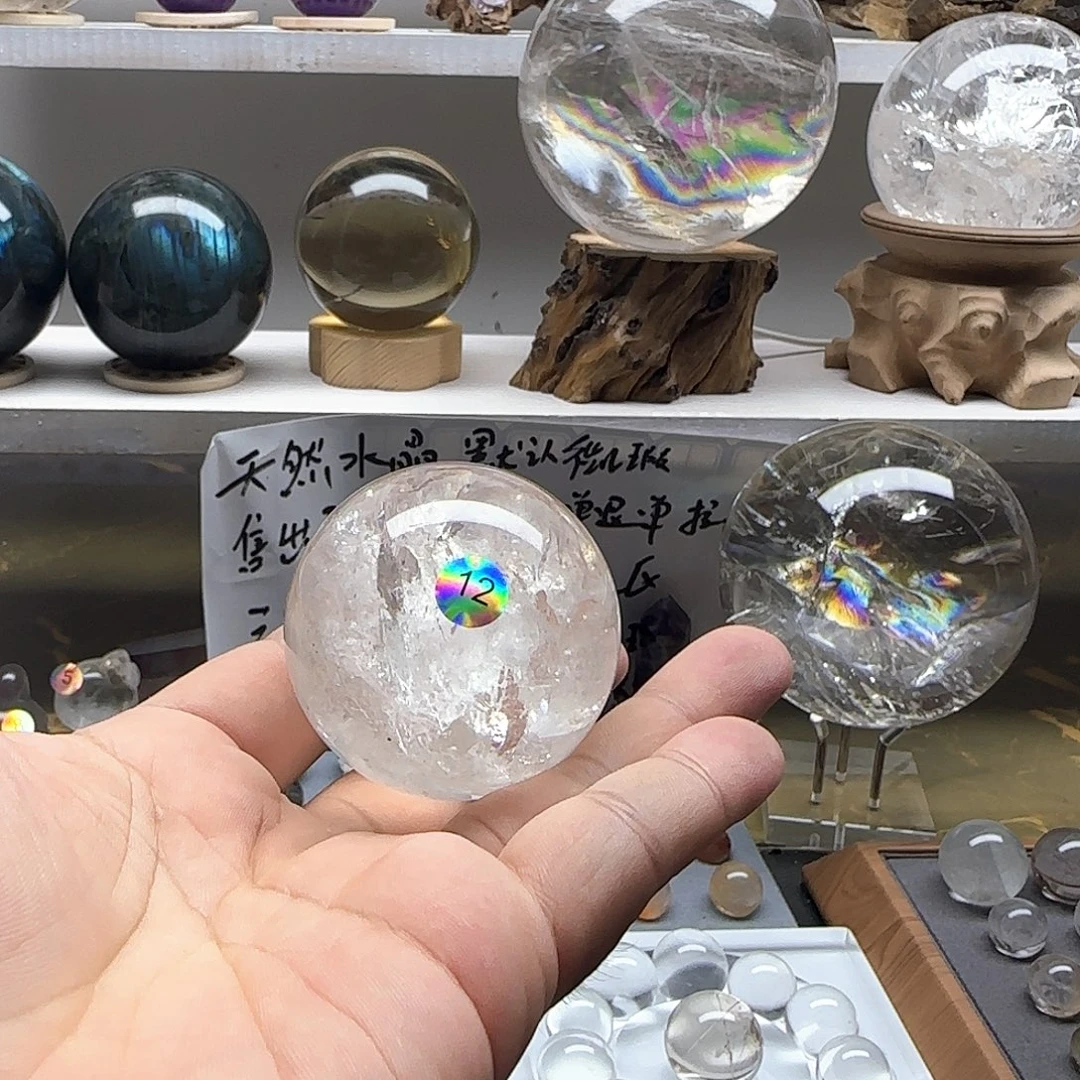 未镶嵌珠宝半成品紫晶12#卡5白水