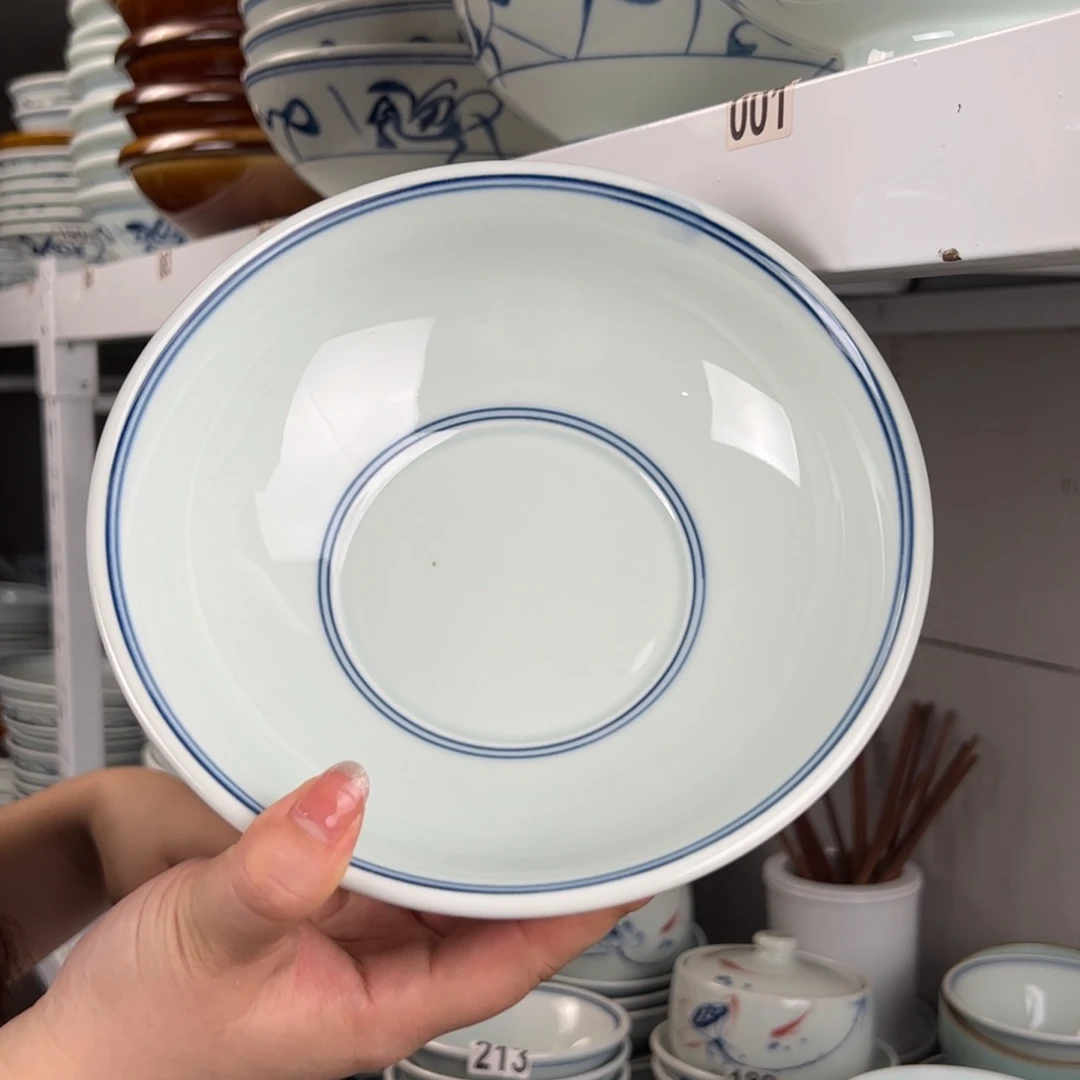 碗微瑕双线8寸高足面碗（单只装）