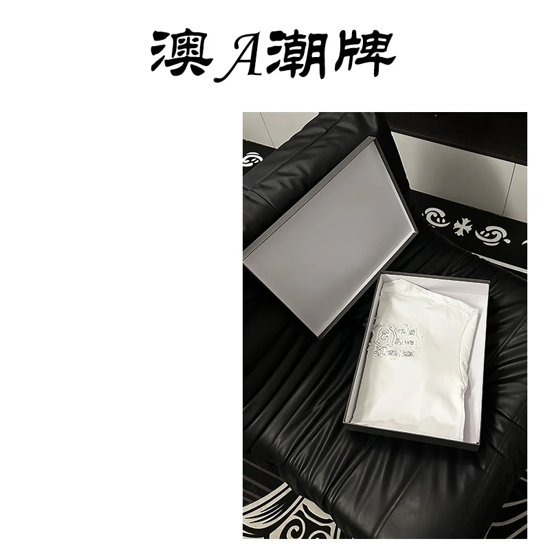 潮牌重磅纯棉宽松百搭短袖T恤男女同款88808