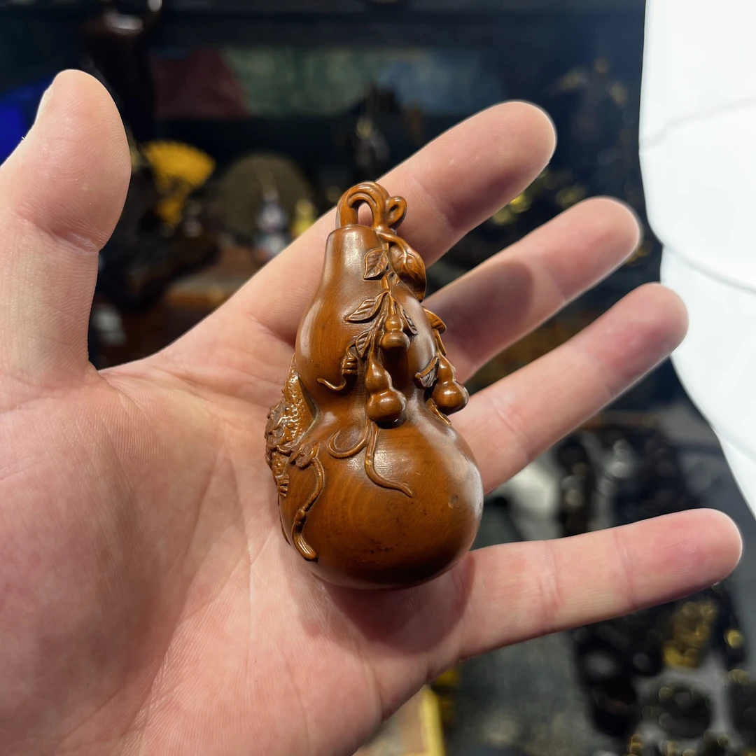 [闪购链接]黄杨木葫芦摆件