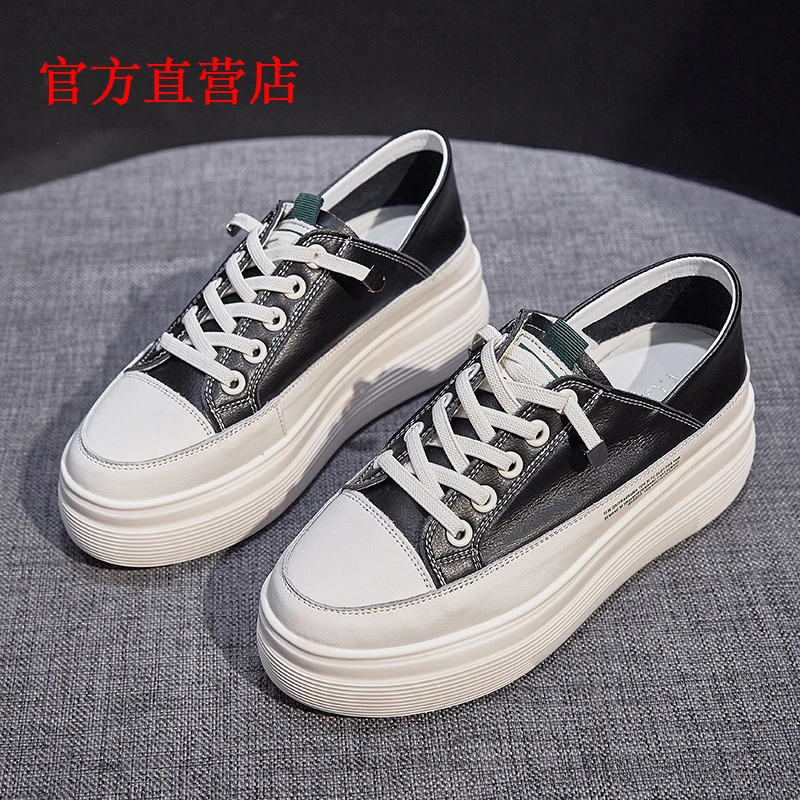 ASH CASSIE小白鞋女2025厚底板鞋运动休闲小个子内增高爆款松糕鞋