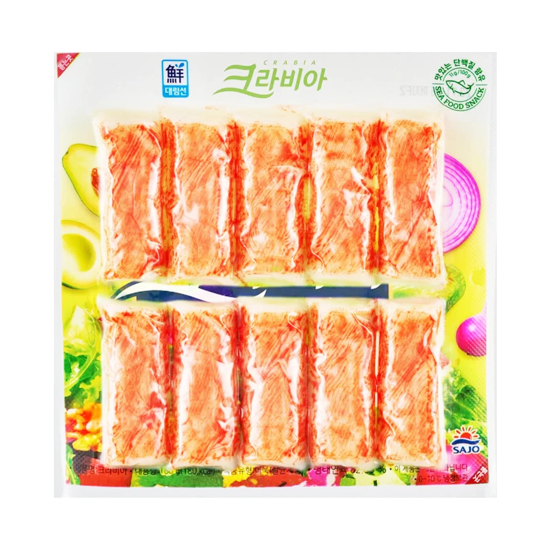 顺风包邮（26年3月）三包模拟蟹肉180g即食火锅烧烤三明治