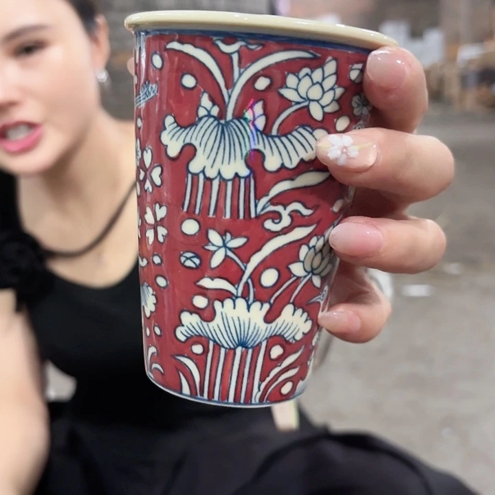 景德镇高温陶瓷可乐杯