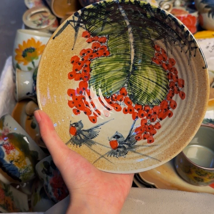 瓷片景德镇陶瓷手工手绘