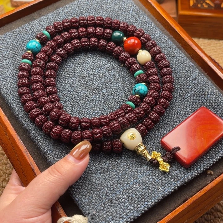 金刚菩提吊坠黑金