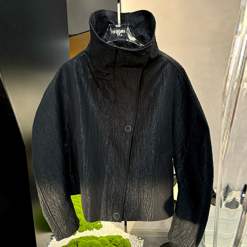 设计师品牌ANNAKIKI 立体弧形袖重工外套女秀款