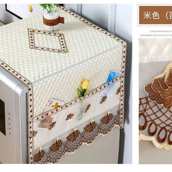 消毒柜防尘罩冰箱盖布单开门双开门冰箱罩微波炉防尘罩防油