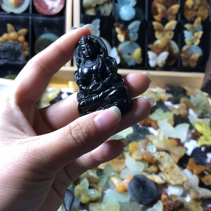 岫玉未镶嵌岫玉挂件