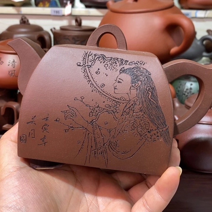 老****茶壶紫砂精工制作