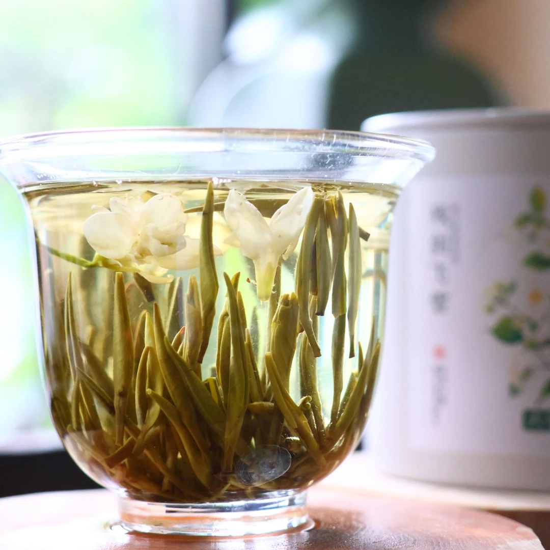 残剑飞雪/四川茉莉花茶/六窨/高永川制作/鲜灵浓郁 碗中万剑飞舞