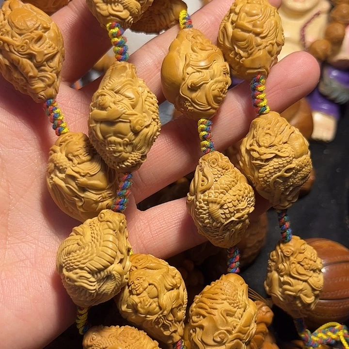 手串/手链橄榄核瑞兽罗汉脖挂
