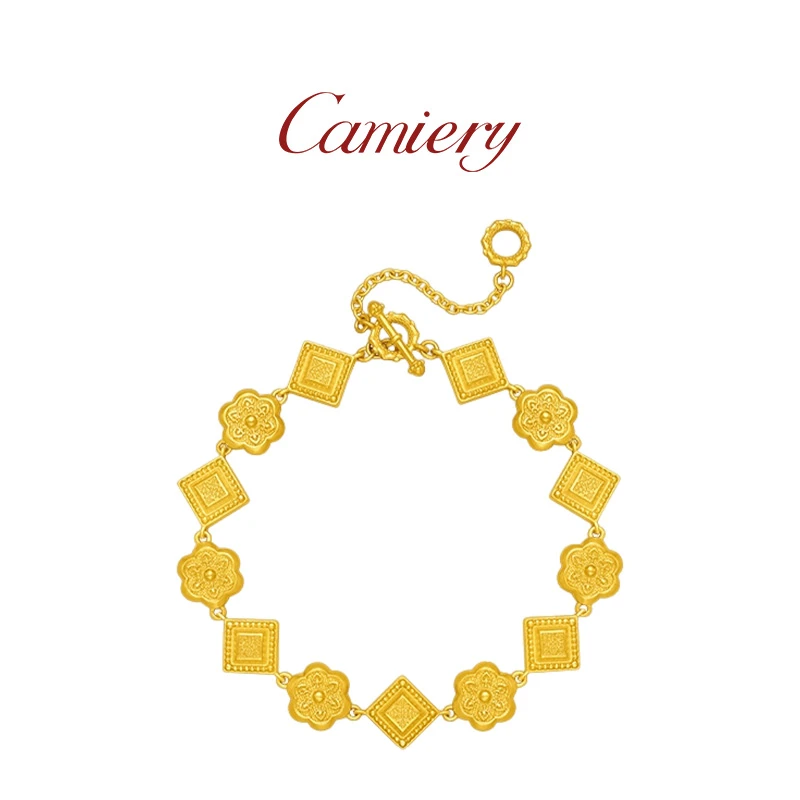 【交个朋友专属】CAMIERY 新中式轻奢盛世华彩手链百搭铜合金