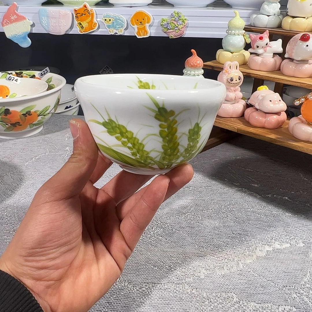 陶瓷景德镇高温陶瓷4寸葫芦碗