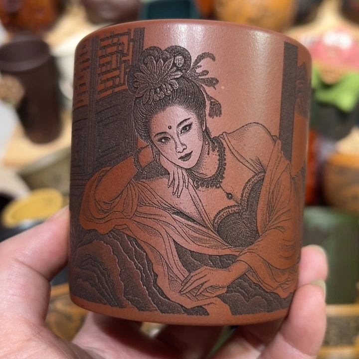 茶杯紫砂宜兴紫砂主人杯